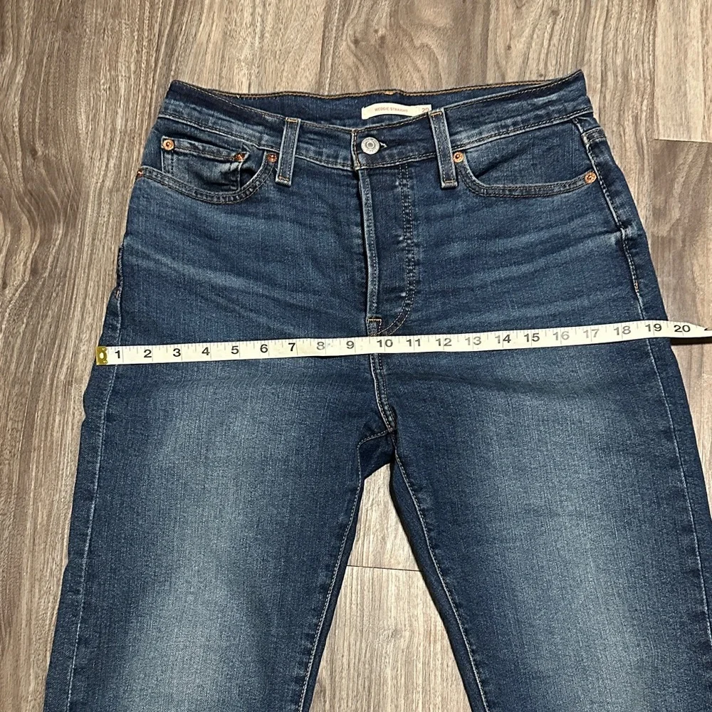 Signature by Levi Strauss Dark Blue Straight Jeans